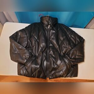 3X Womens Jacket from CI Sono black puff jacket
